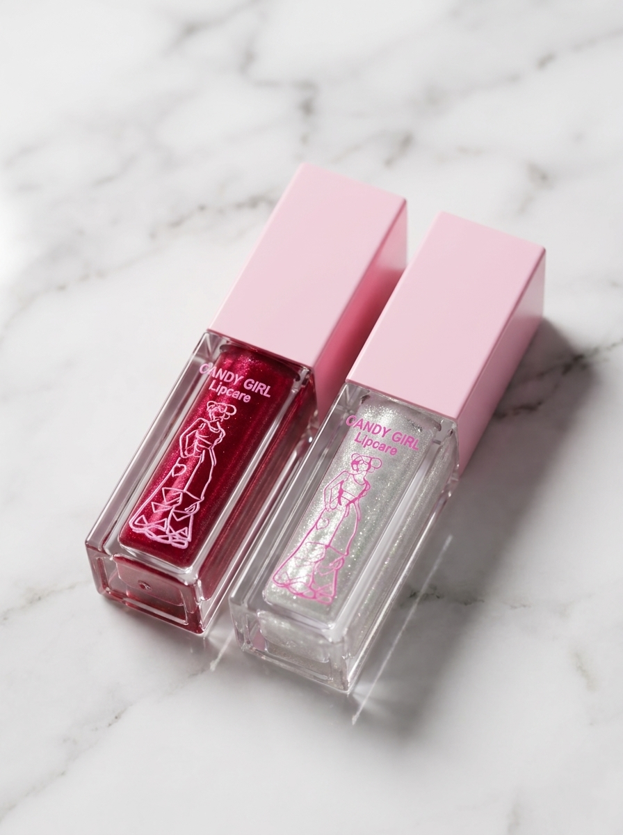 Candygirl glosses on marble